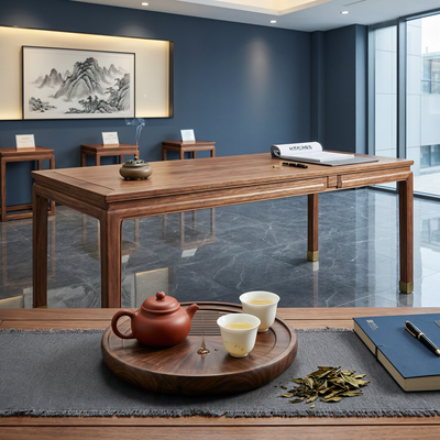 2026南阳实木茶桌怎么选？南阳隆翔居茶台（博览中心店）