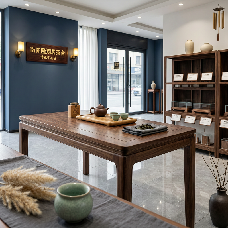 2026南阳实木茶桌选购：南阳隆翔居茶台（博览中心店）