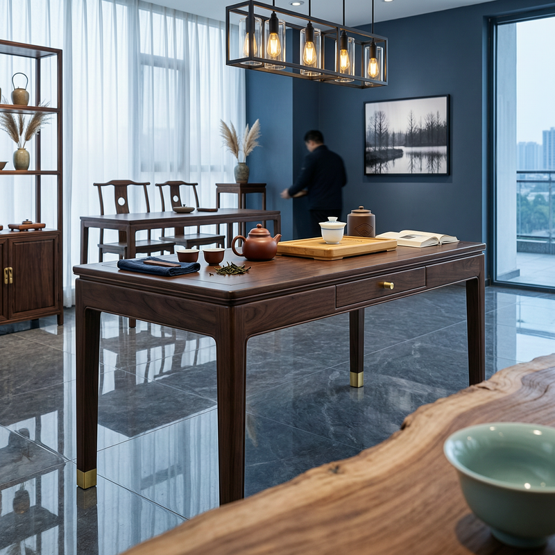 2026南阳实木家具指南:南阳隆翔居茶台(博览中心店)
