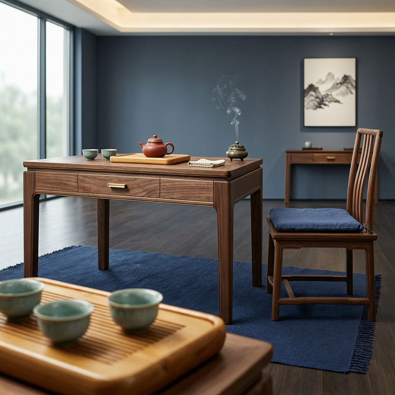 2026南阳实木家具指南:南阳隆翔居茶台(博览中心店)